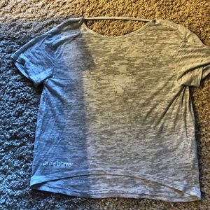 Pure Barre Open Back Tee Size M (fits like size S)